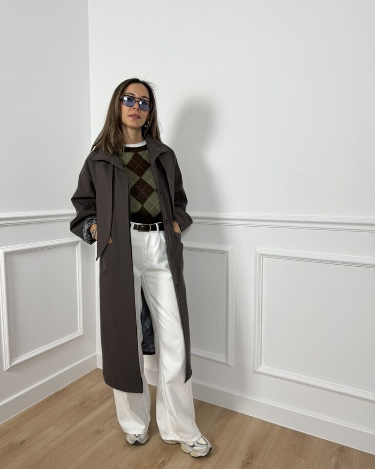 London Koyu Kahve Ultra Premium Trençkot