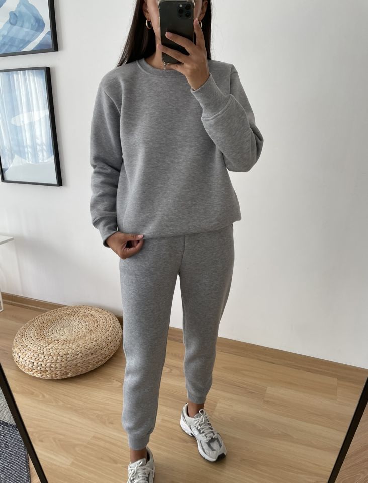 Orla Gri Ultra Premium Eşofman Takımı