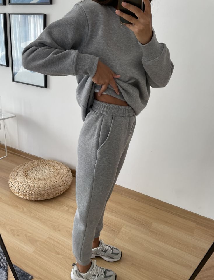 Orla Gri Ultra Premium Eşofman Takımı