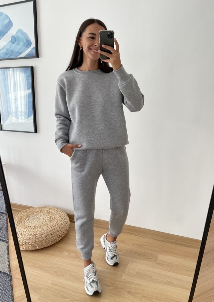 Orla Gri Ultra Premium Eşofman Takımı