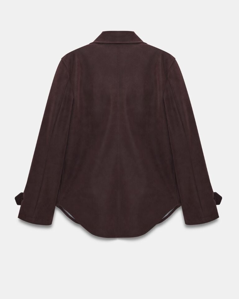 Merlot Bordo Premium Süet Ceket