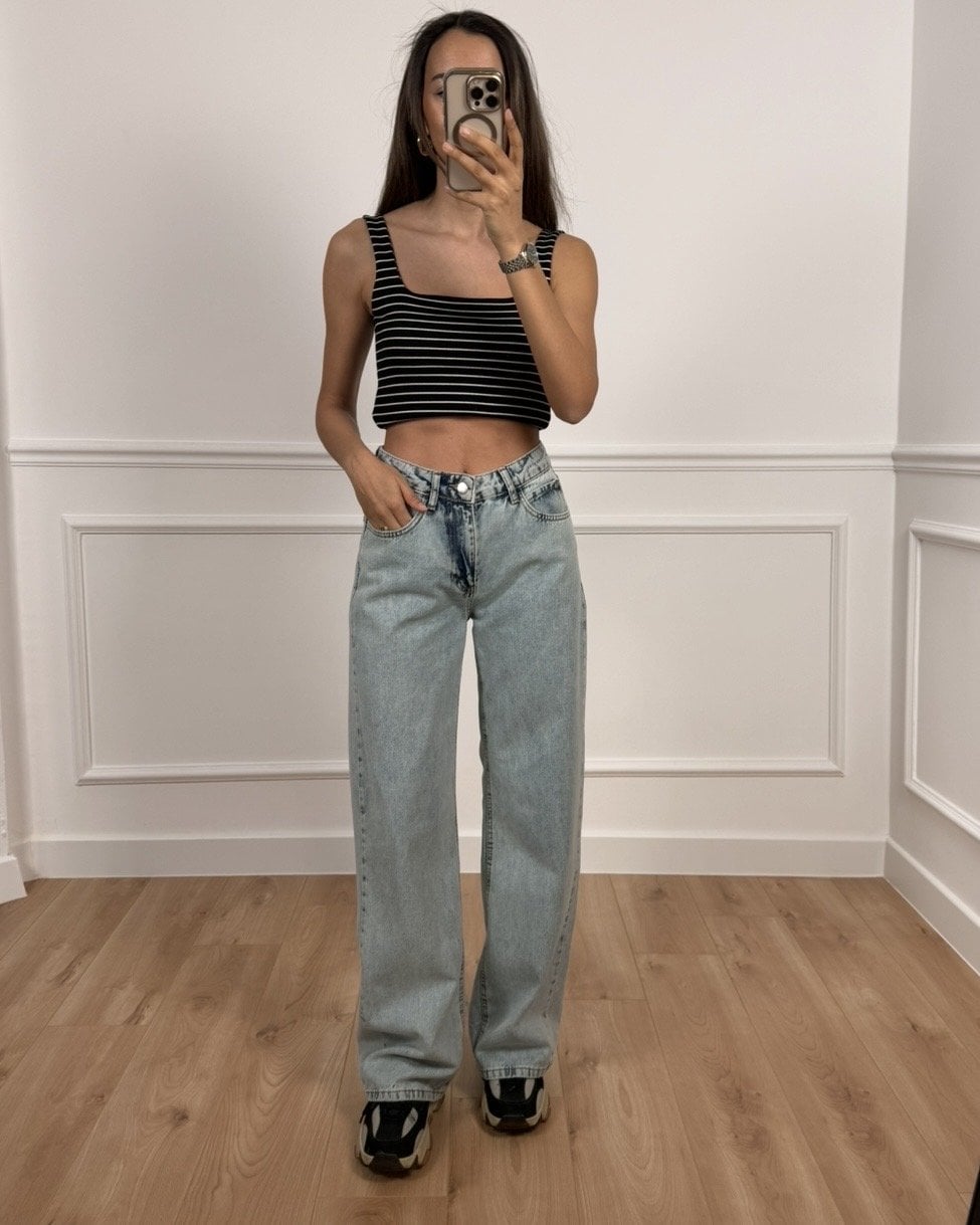 Vinty Buz Mavi Premium Jean