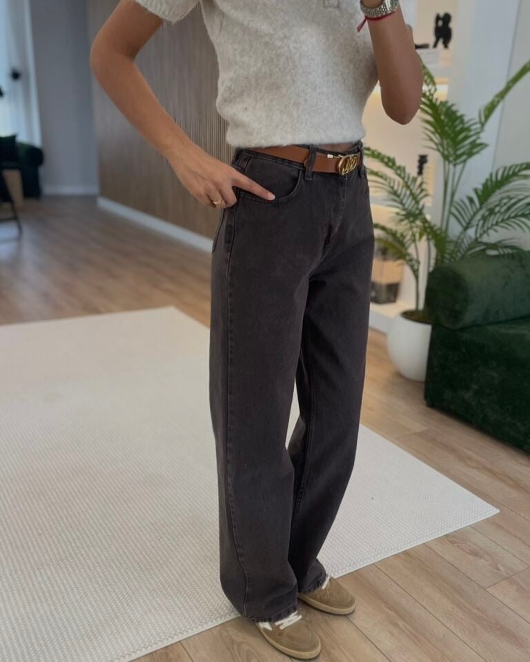 Moka Koyu Kahverengi Jean