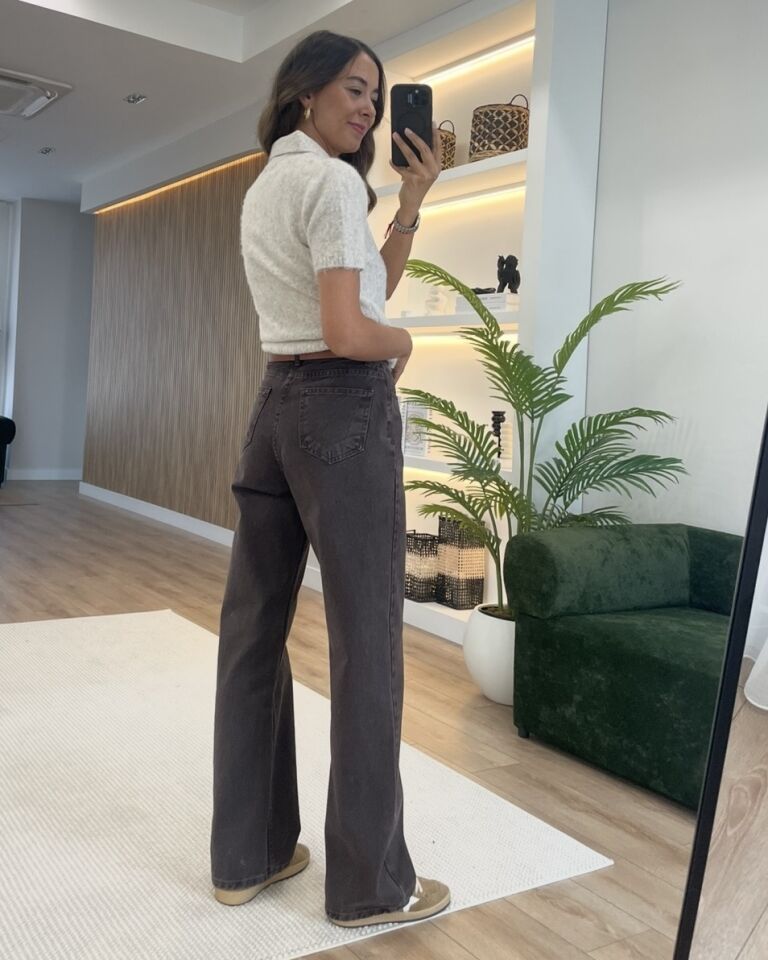 Moka Koyu Kahverengi Jean