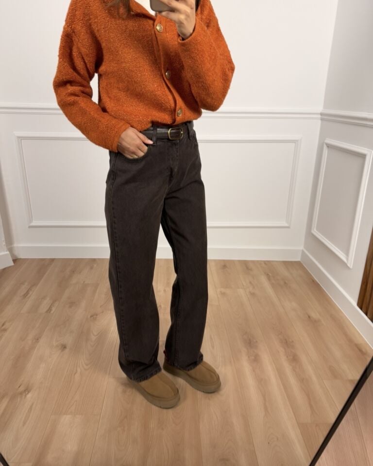 Moka Koyu Kahverengi Jean