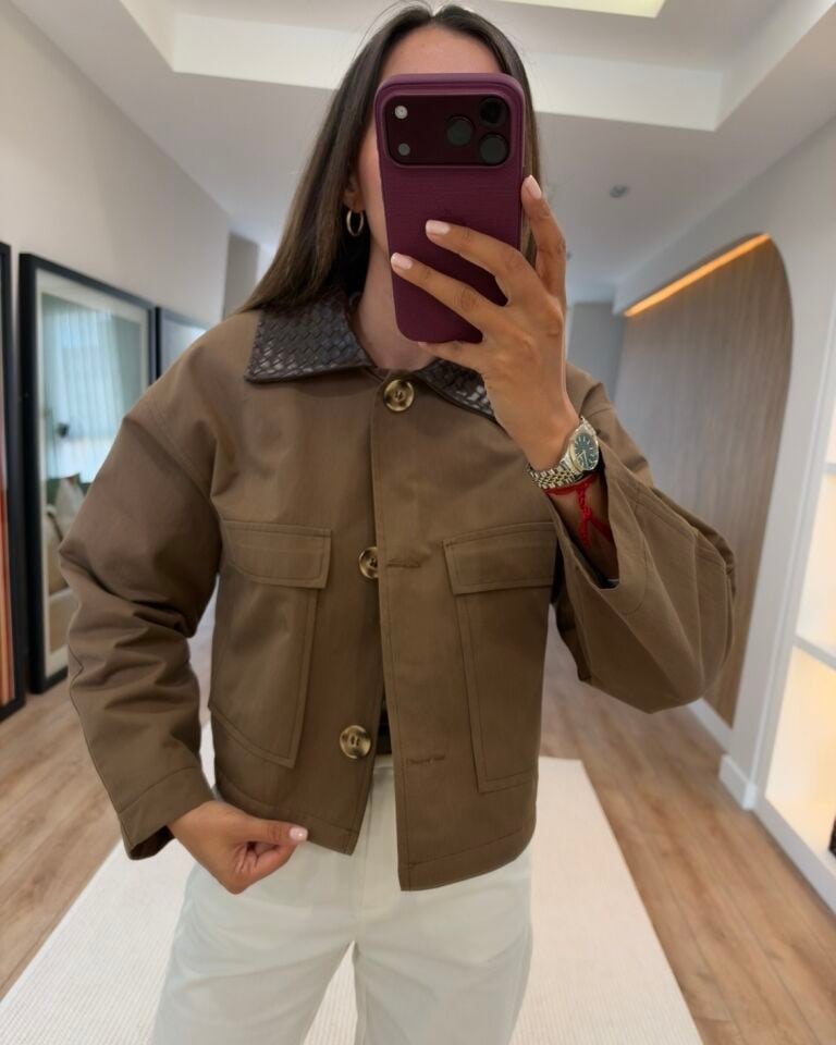 Vex Kahverengi Oversize Ceket