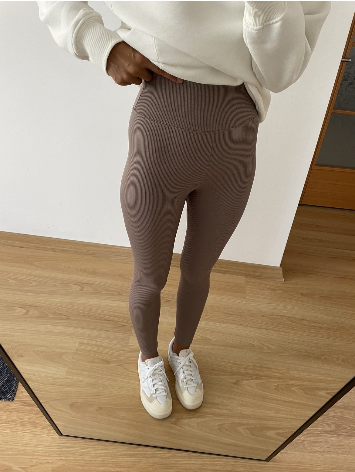 Virel Vizon Yüksek Bel Fitilli Tayt