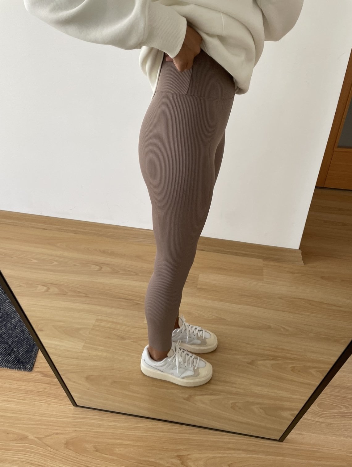 Virel Vizon Yüksek Bel Fitilli Tayt