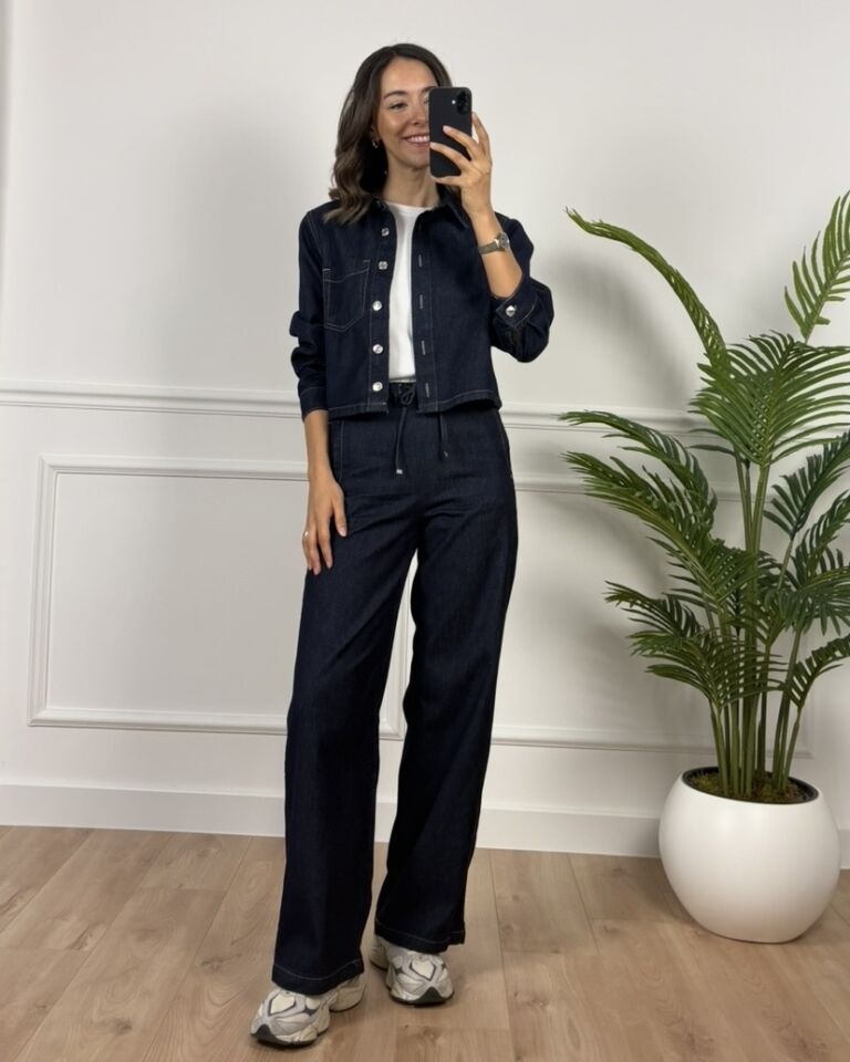 Soho İndigo ZR Beli Lastikli Pantolon