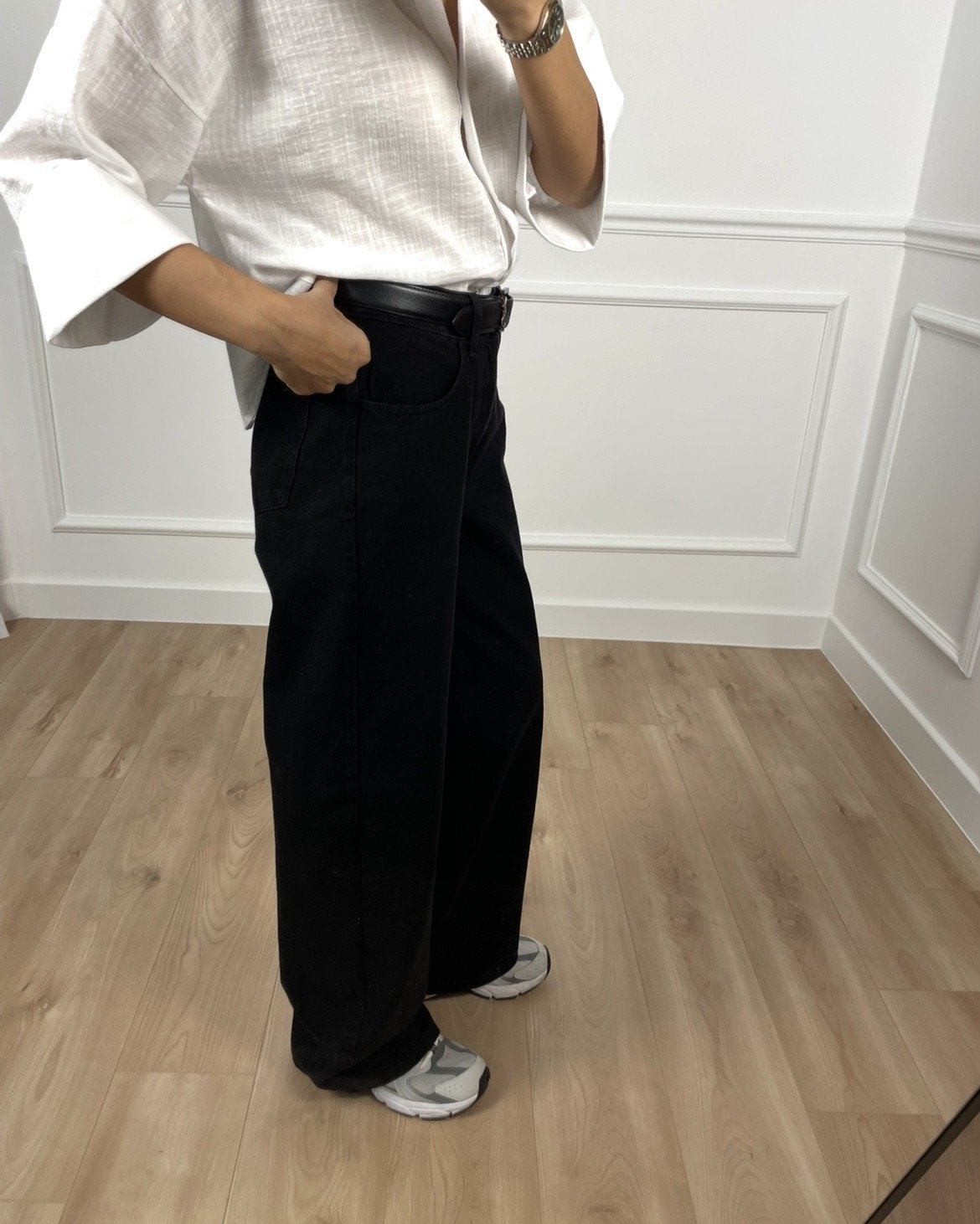 Rush Siyah Premium Düz Paça Jean