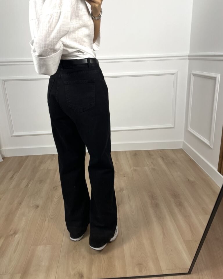 Rush Siyah Premium Düz Paça Jean