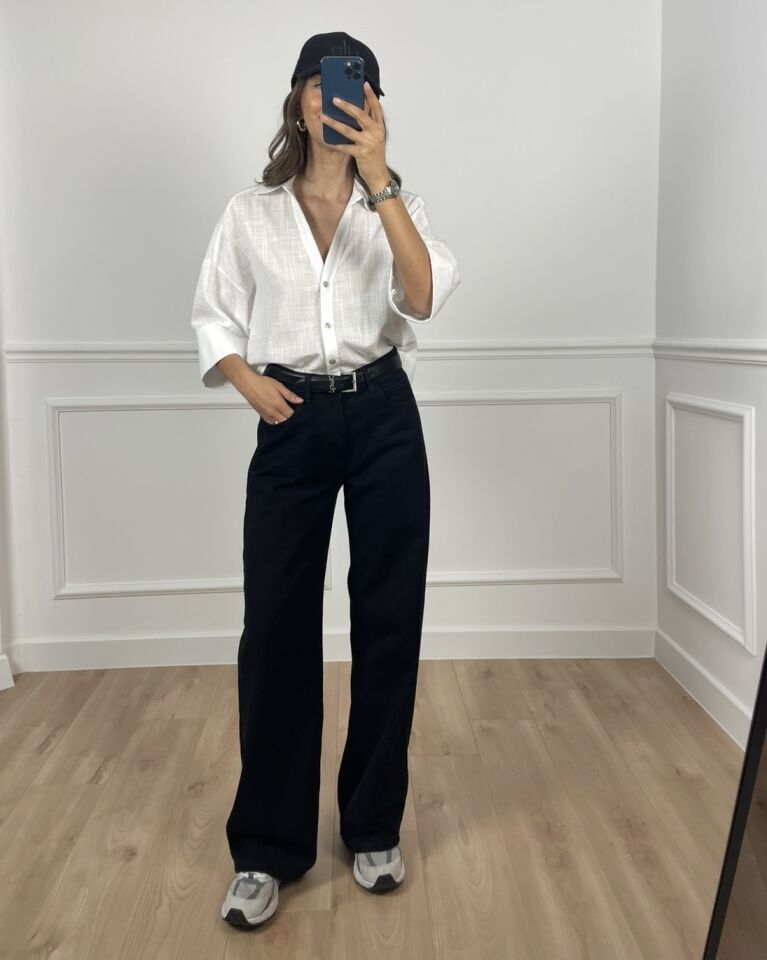 Rush Siyah Premium Düz Paça Jean