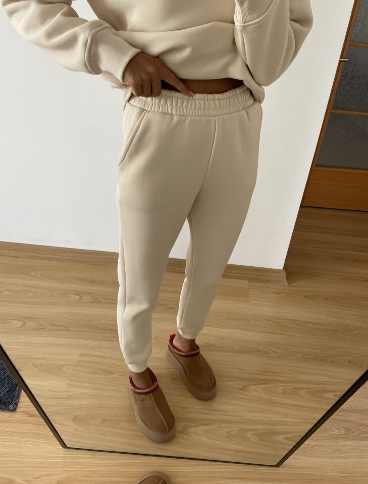 Orla Bej Ultra Premium Eşofman Takımı