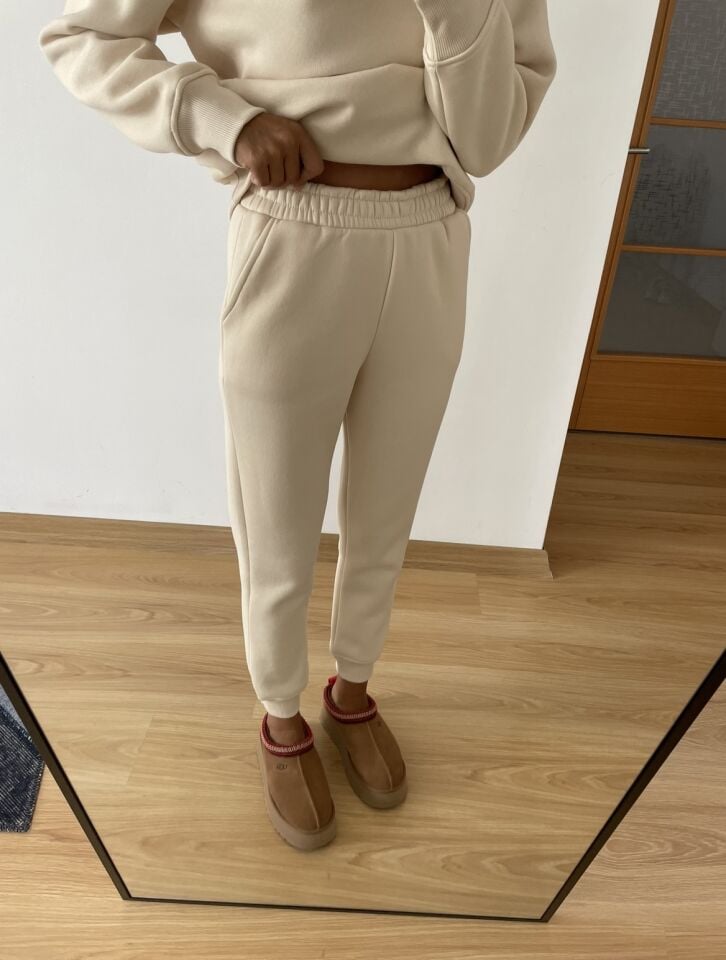 Orla Bej Ultra Premium Eşofman Takımı