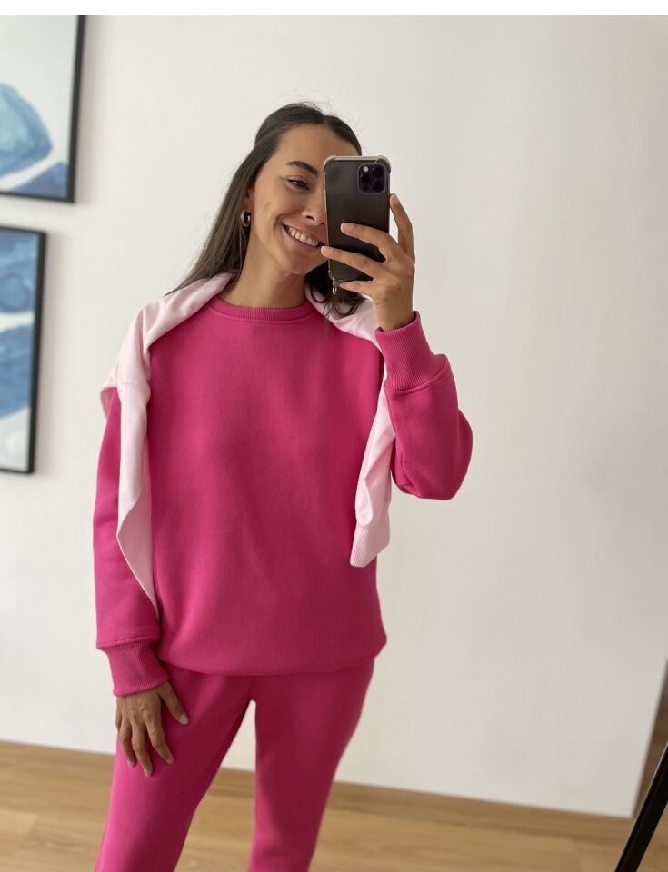 Orla Fuşya Ultra Premium Eşofman Takımı