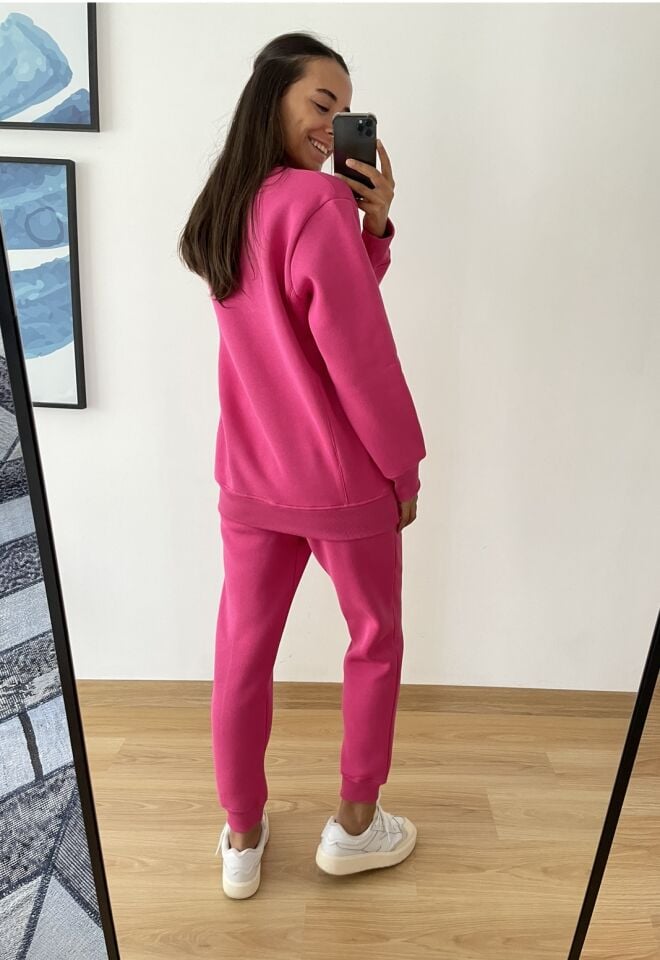 Orla Fuşya Ultra Premium Eşofman Takımı