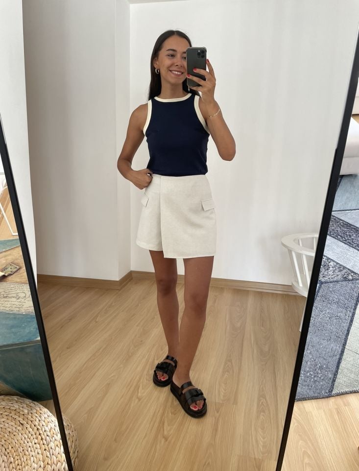 Lara Lacivert Premium Atlet