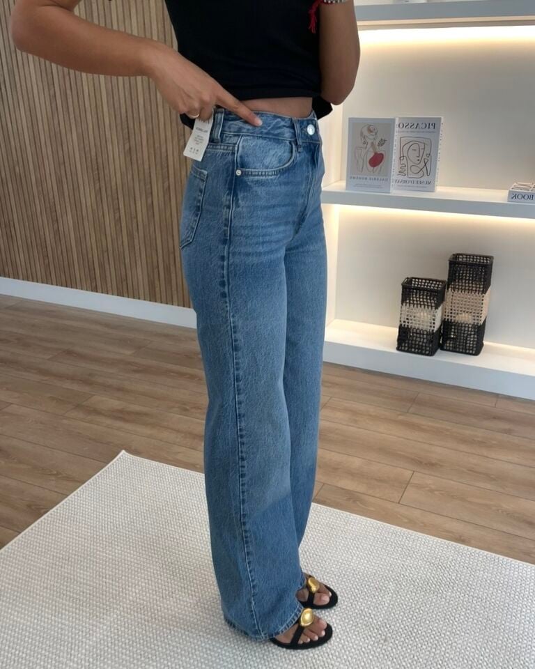 Dublin Orta Mavi Premium Straight Jean