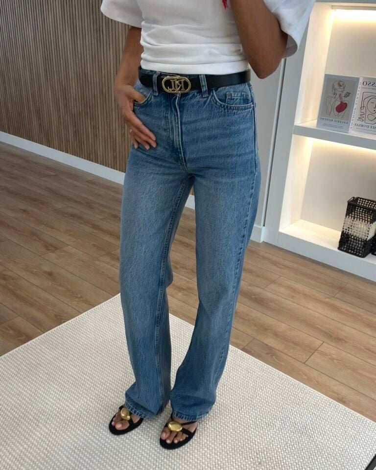 Dublin Orta Mavi Premium Straight Jean
