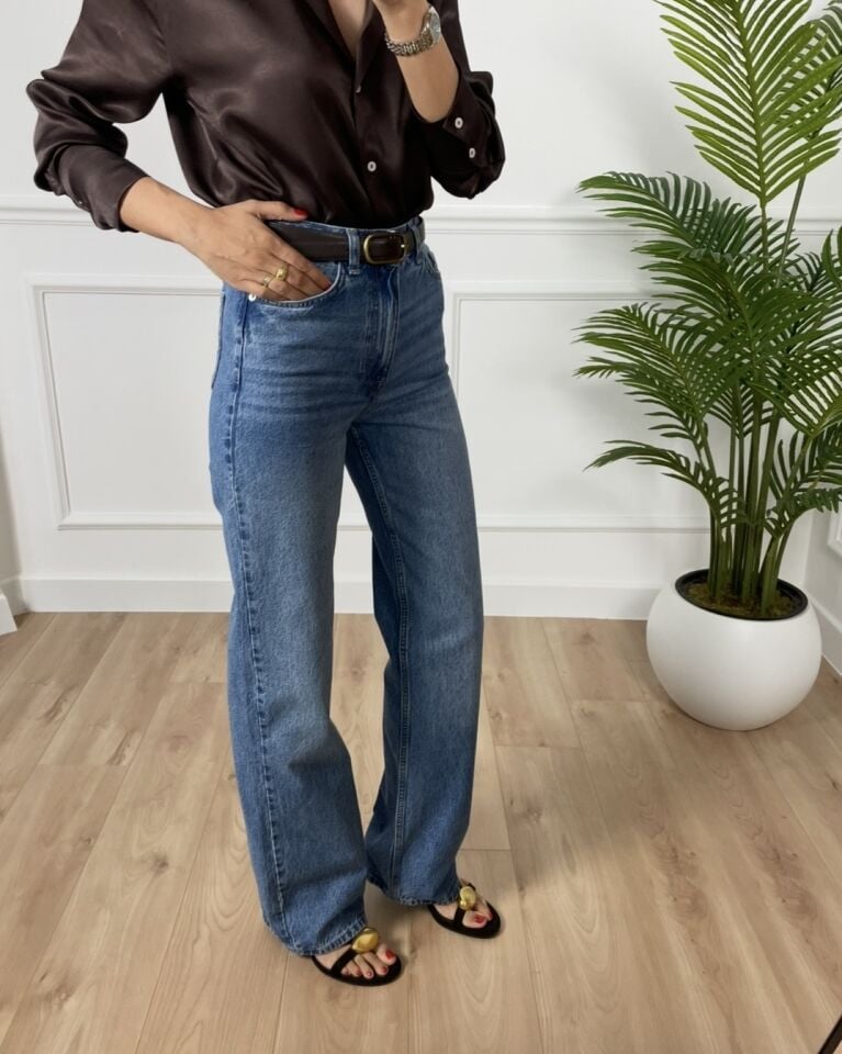 Dublin Orta Mavi Premium Straight Jean