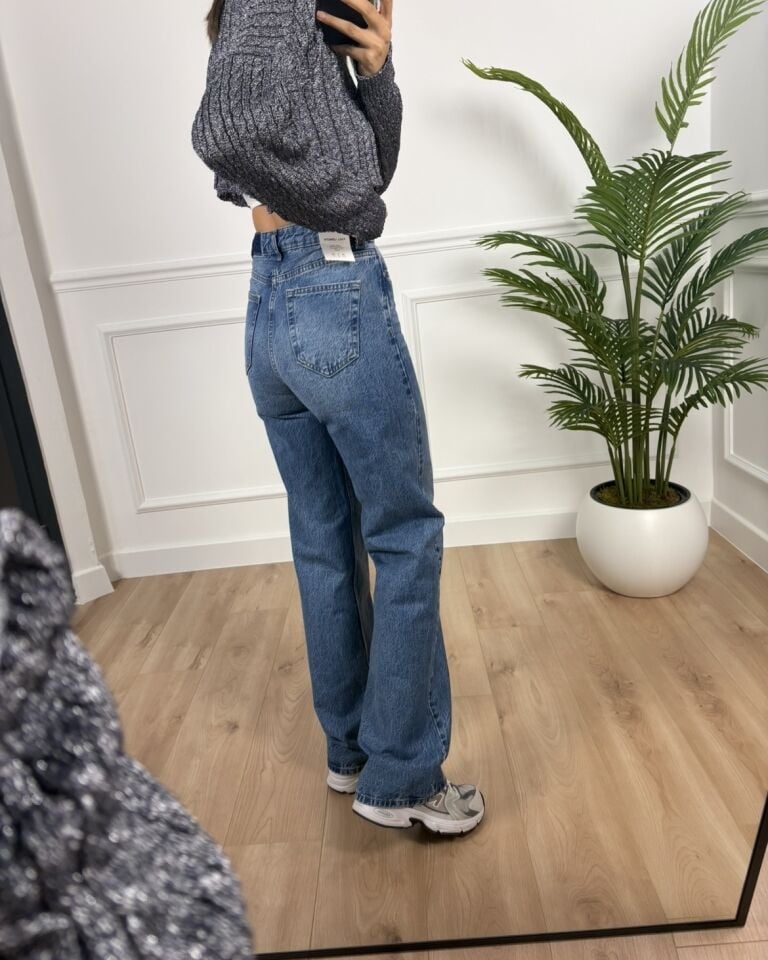 Dublin Orta Mavi Premium Straight Jean