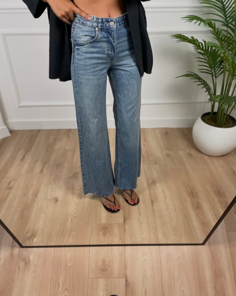 Brayn Kesik Paça Premium Jean