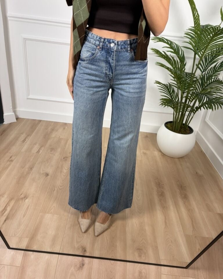 Brayn Kesik Paça Premium Jean