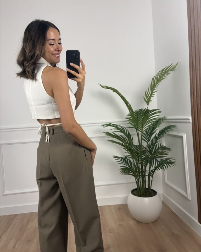 Nocta Haki Ultra Premium Palazzo Pantolon