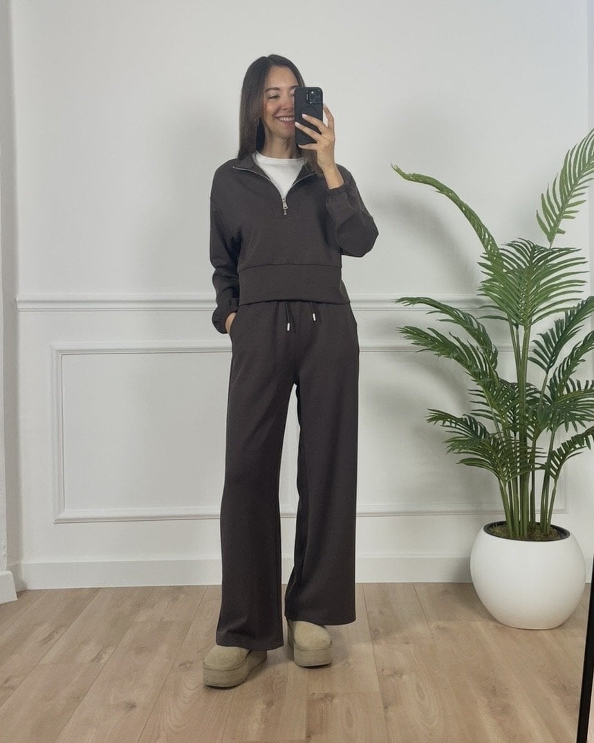 Vegas Kahverengi Modal Eşofman Takım