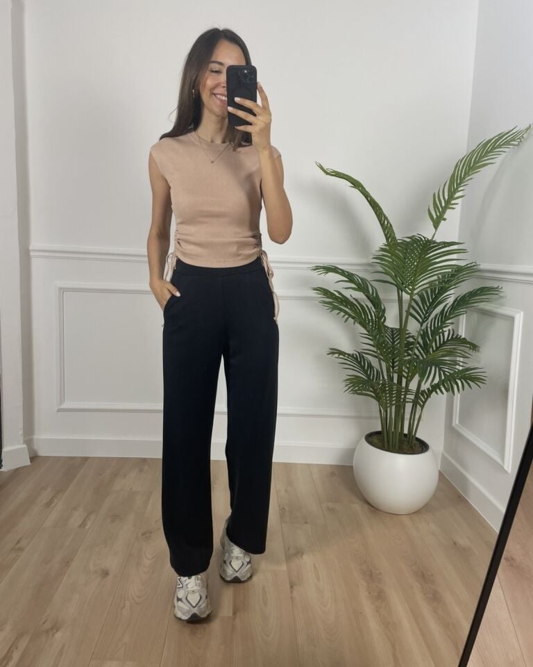 Tokyo Siyah Modal Pantolon