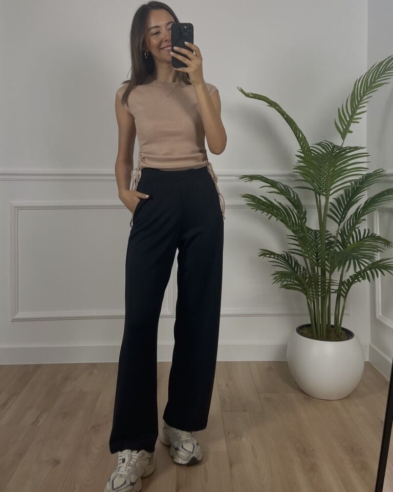 Tokyo Siyah Modal Pantolon