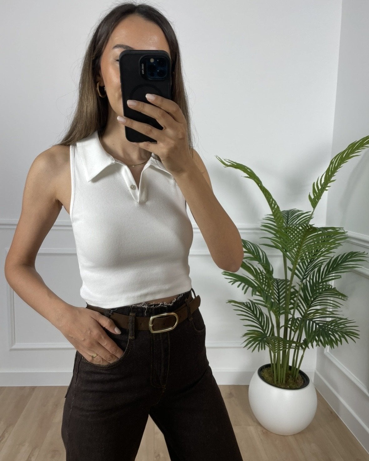 Evis Ekru Polo Yaka Fitilli Atlet