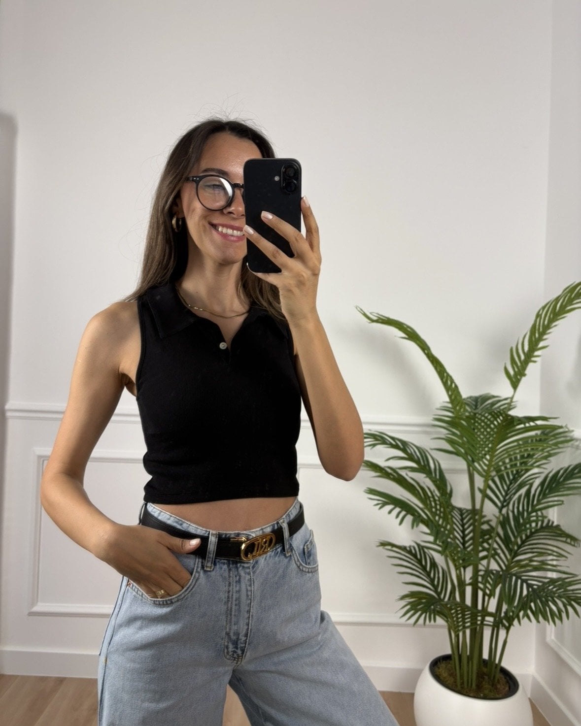 Evis Siyah Polo Yaka Fitilli Atlet