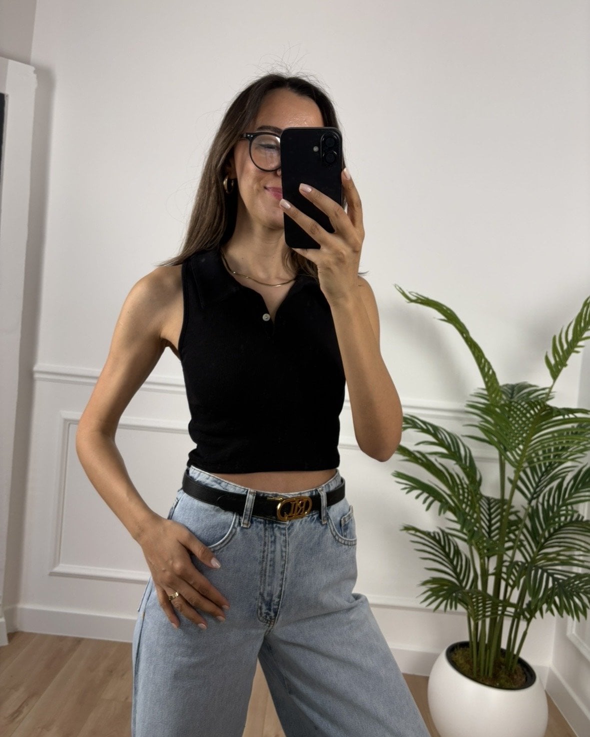 Evis Siyah Polo Yaka Fitilli Atlet