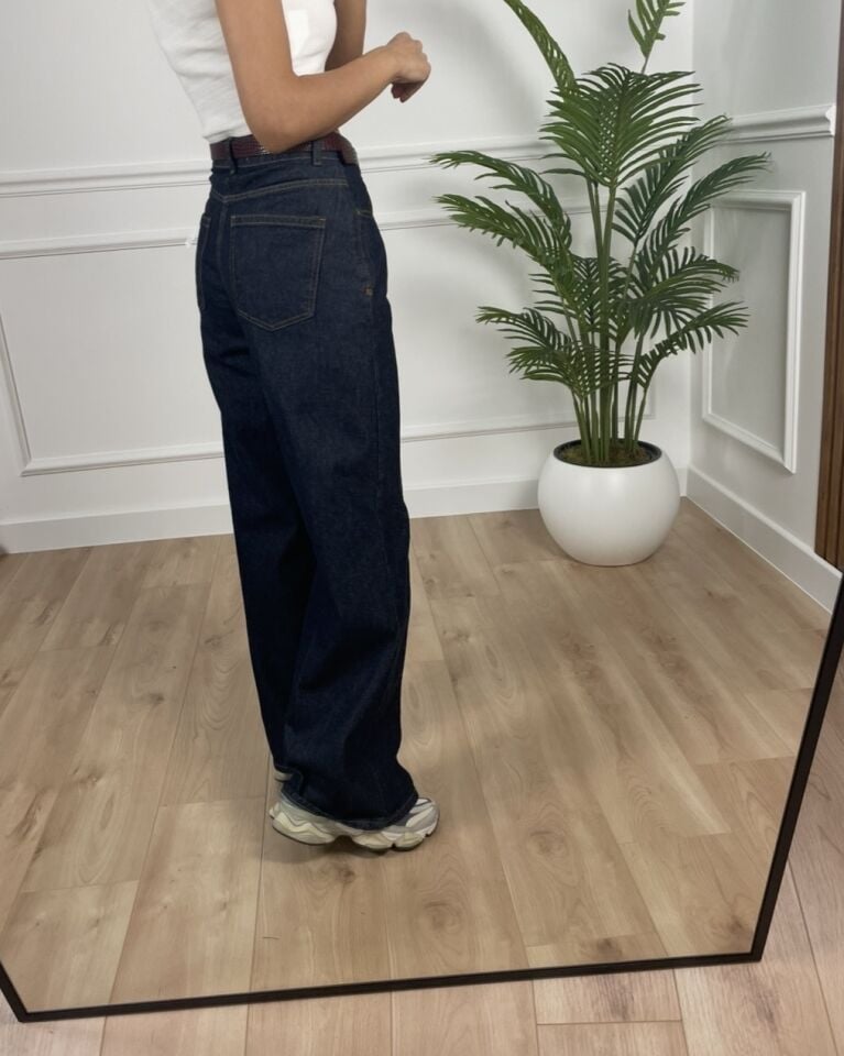 Ares Indigo Kemerli Premium Jean