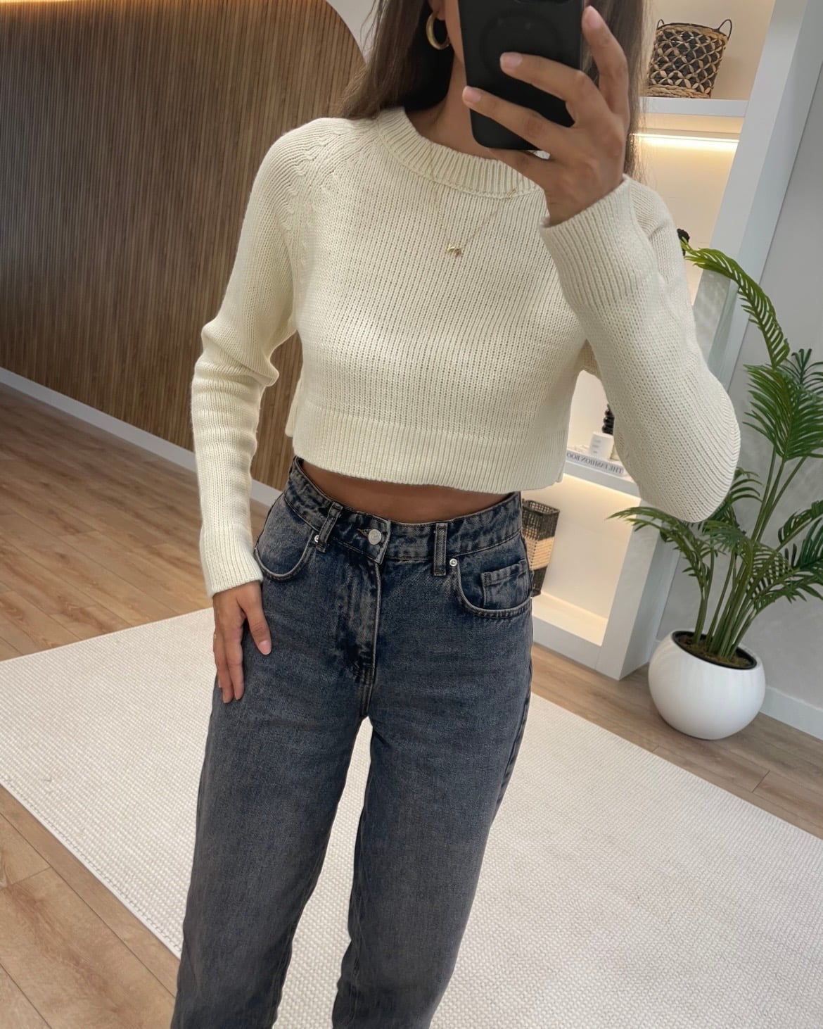Armel Ekru Crop Kazak