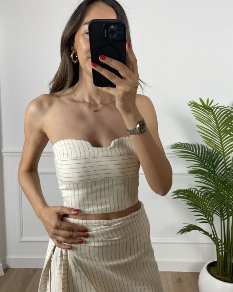 Chess Natural Premium Keten Bluz