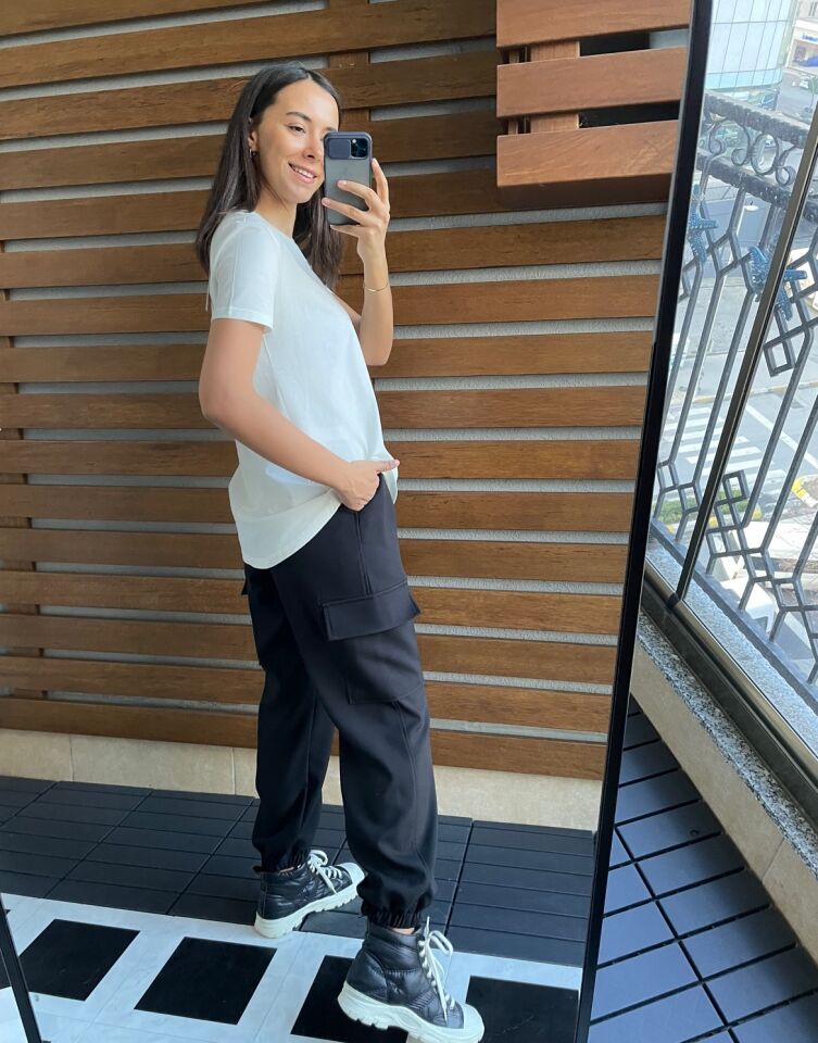 Avella Beyaz Dilvin Ön Kısa Arka Uzun Tişört