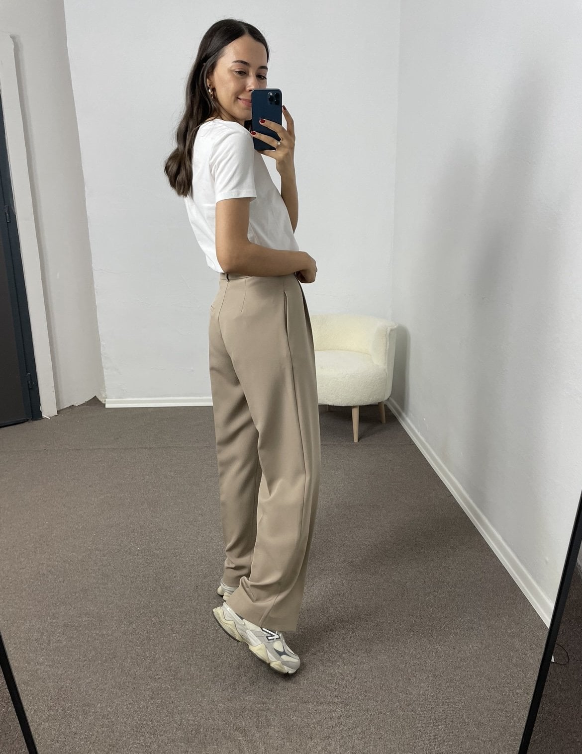 Arlen Vizon Yüksek Bel Palazzo Pantolon