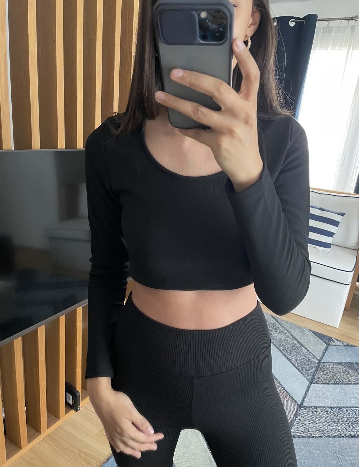 Siyah Şardonlu Fitilli Premium Crop