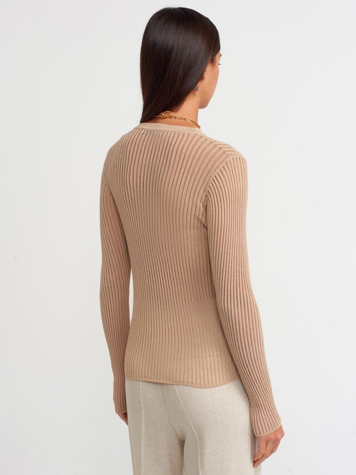 Lirien Bej Dilvin Transparan Bluz