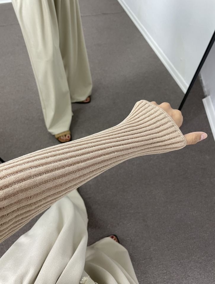 Lirien Bej Dilvin Transparan Bluz