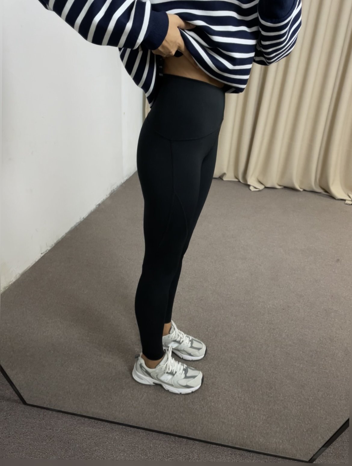 Siyah Oysho Model Sporcu Tayt