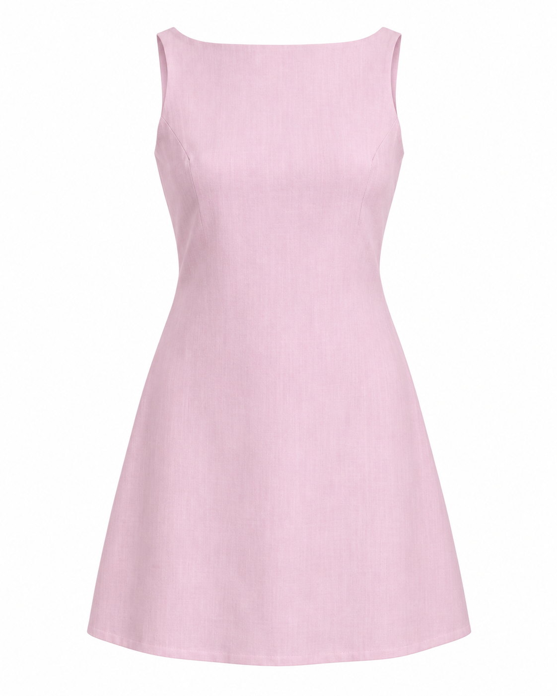 Sainte Pembe Keten Elbise