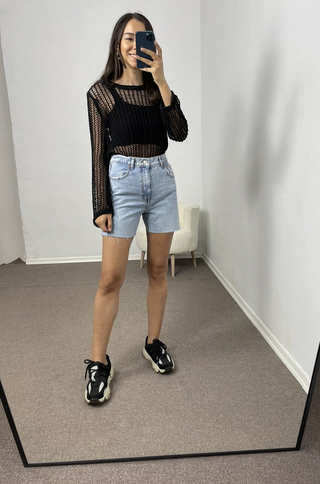 Açık Mavi ZR Kot Şort