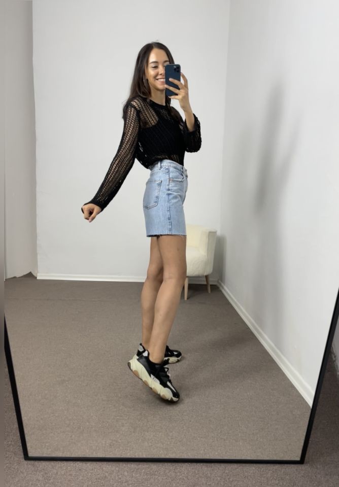 Zaria Açık Mavi ZR Kot Şort