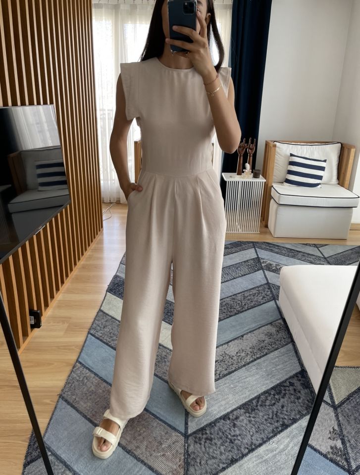 Celora Taş Bol Paça Tulum