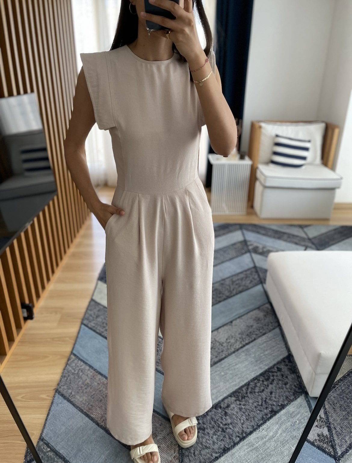 Celora Taş Bol Paça Tulum