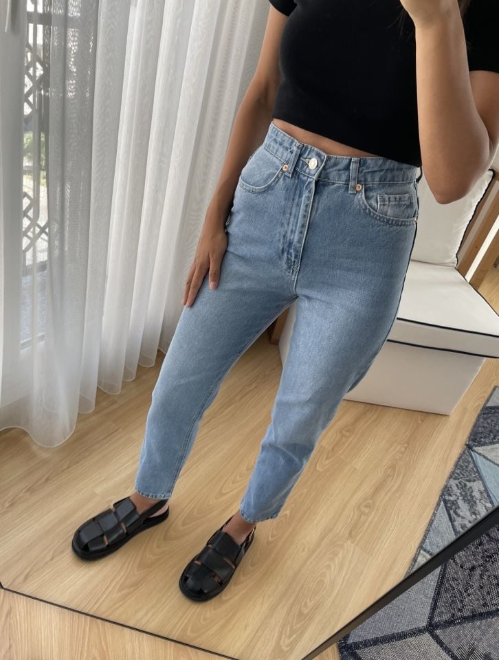 Lavinia Açık Mavi Yüksek Bel Jean