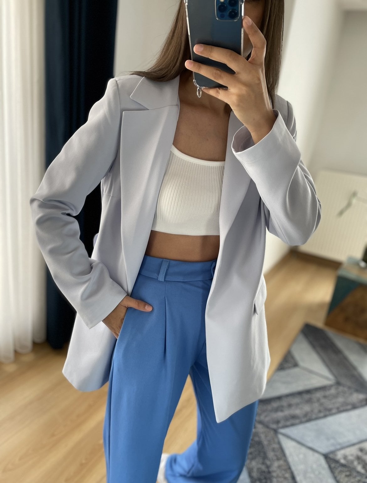 Elin Bebe Mavi Na-Kd Kuşaklı Ceket